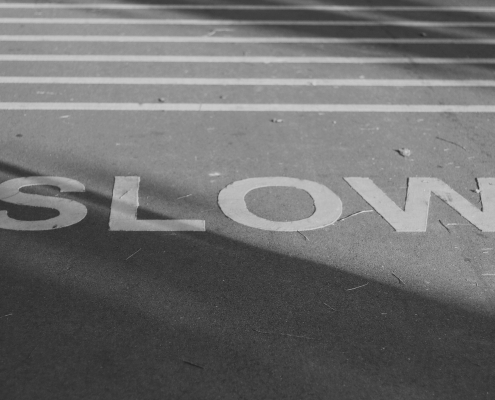 Slow on Pavement